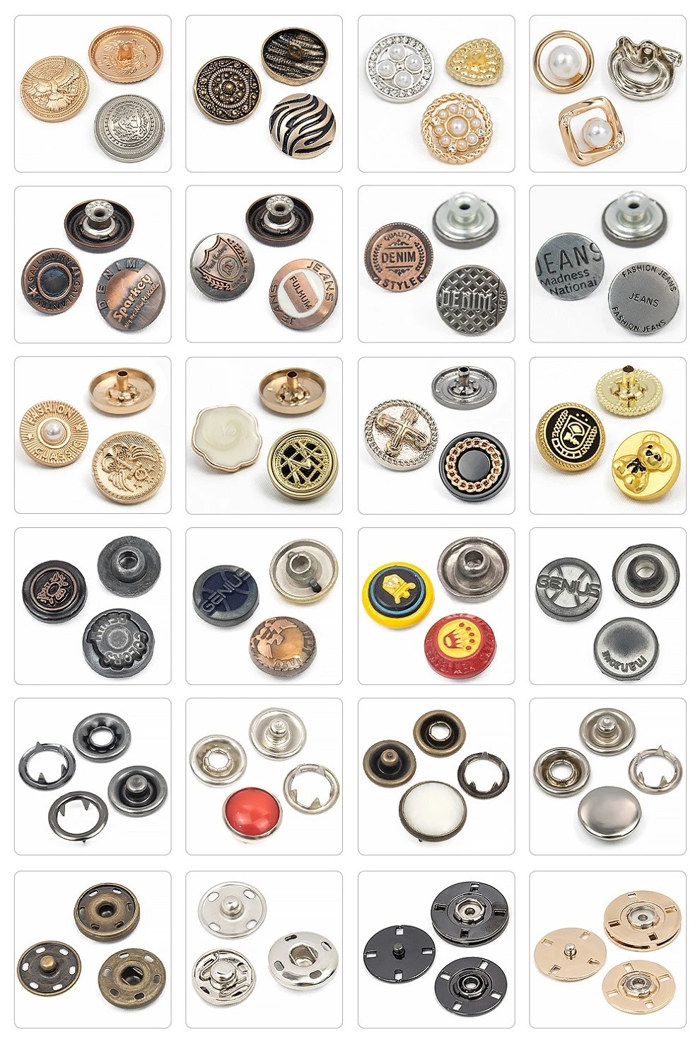 jeans button