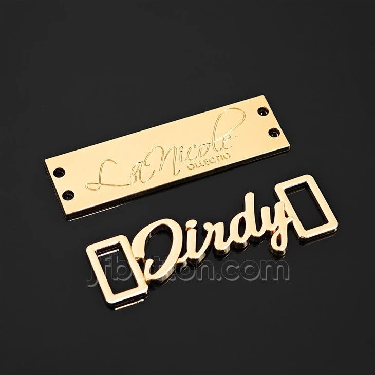 Engraved Metal Labels For Handbag factory