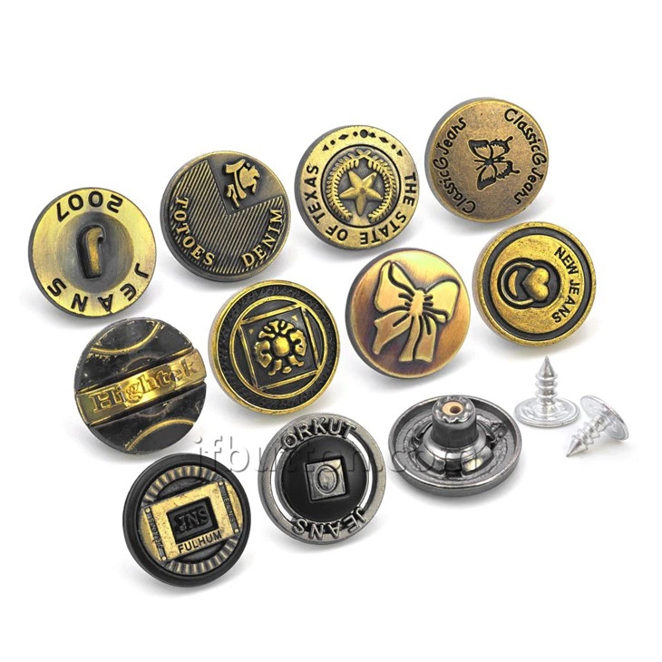 Jean Button Pins